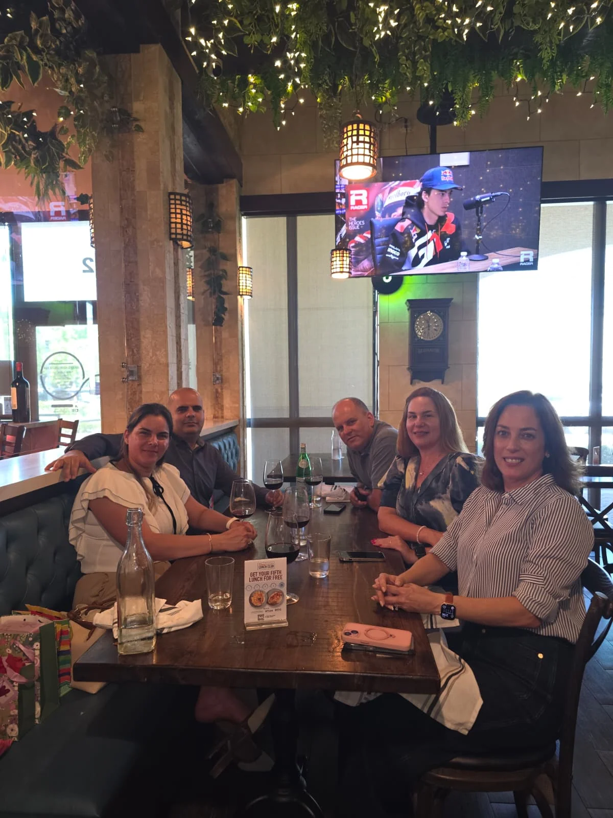 I.T.S. colleagues sharing lunch together